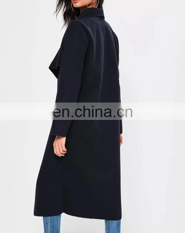 Custom made clear coat coat stand on ladies black long wool coats winter