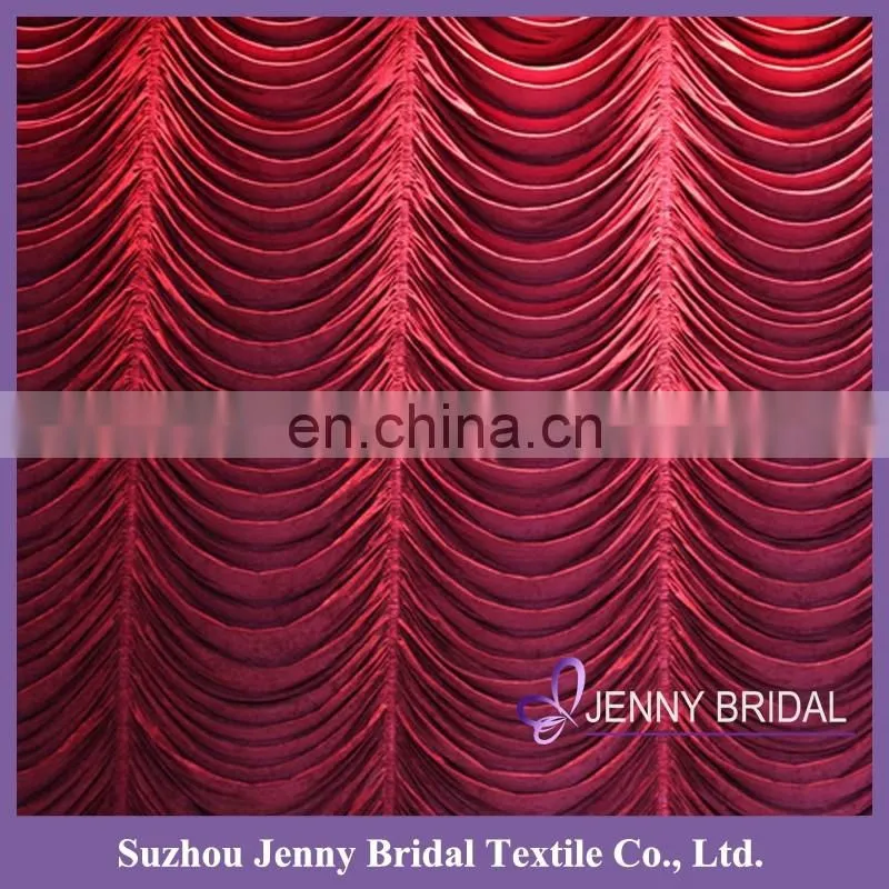 BCK125 velvet curtain fabric american fancy curtain designs velvet backdrop