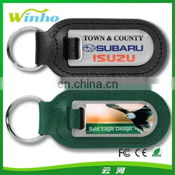 Blank Leather Keyring