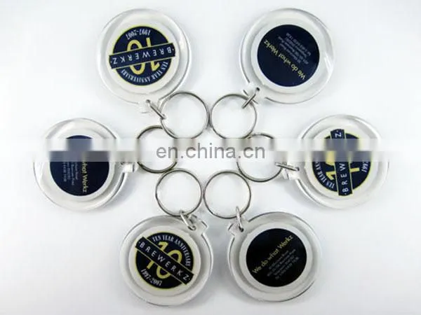 Sea turtle shape with personally design card inserted Acrylic keychain