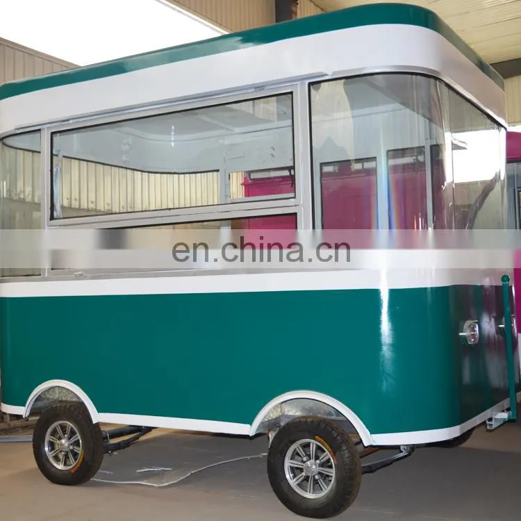 Street Mini Hot Dog Motorcycle Vending Mobile Fast Food Truck