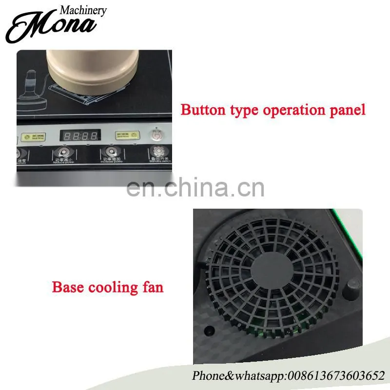 Hot selling bottle aluminum foil glass jar/plastic bottle cap sealing machine