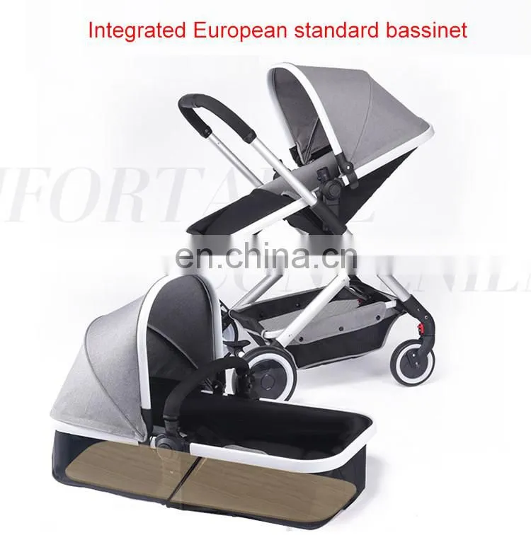 2017 High Class Travel System Folding Baby Stroller Deluxe