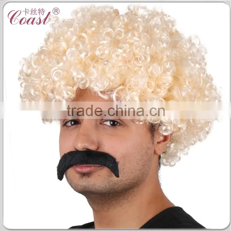 cheap black short afro wigs men