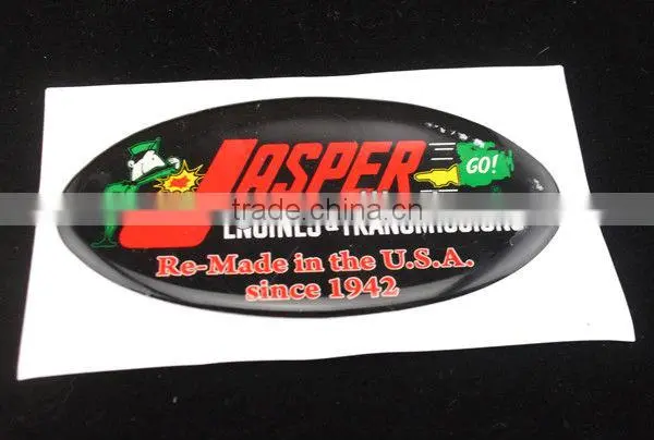 Alibaba chian custom made epoxy dome sticker , crystal epoxy sticker maker