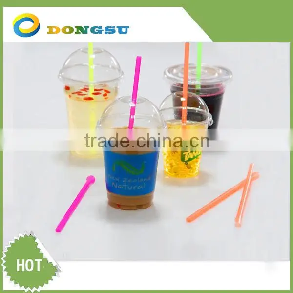 Best sellers of 2014 from Dongsu--disposable clear PET cold drinking cups for juice, coffee and ice cream with matching lids