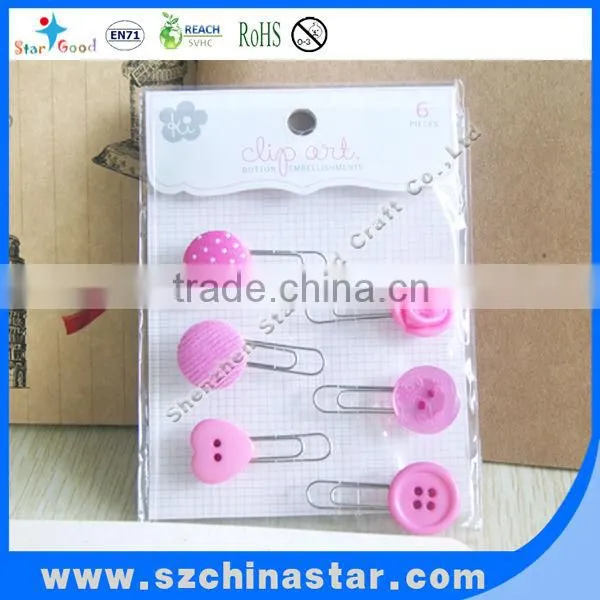 Innovative office product PET file clips stationery wholesale clip