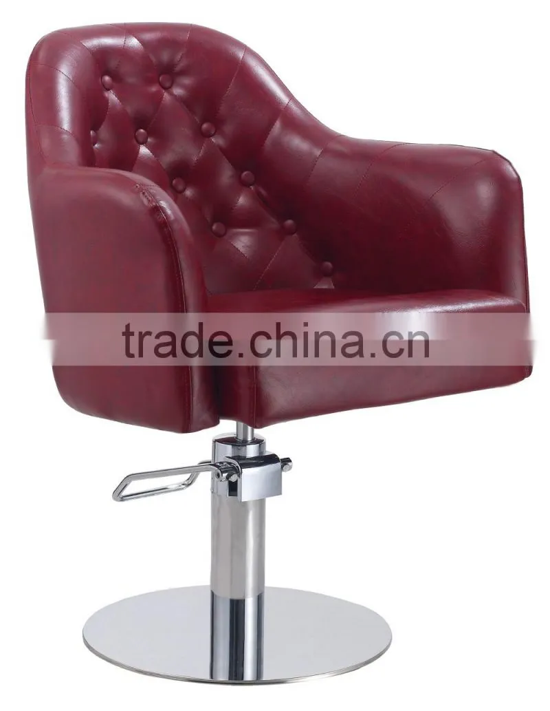 Barber salon equipment. Professional barber chair. Salon furniture. Hair dressing chair