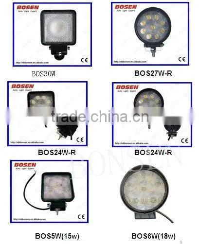 led truck light 27W led work light round the cheapest in market CE 1800LM