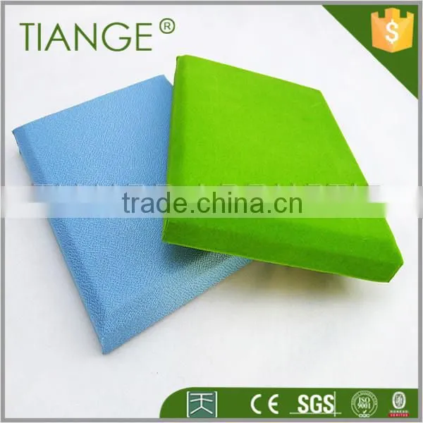 Noise control fabric/leather acoustic wall panel Colorful decoration panel for night clup