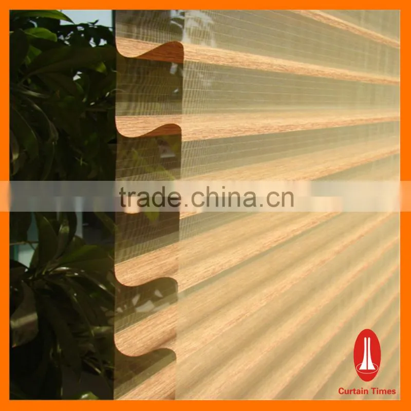 Guanghzou light sofe gauze shangri-la blinds/ light roller fabric