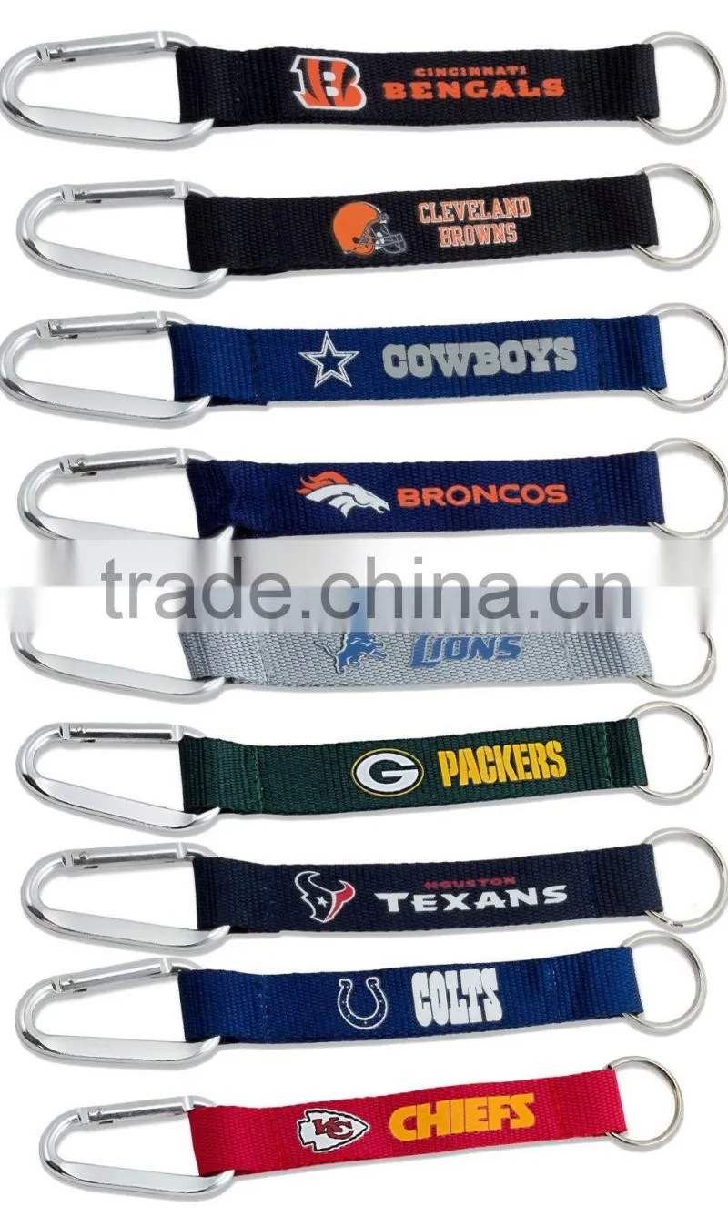 Custom Carabiner Keychain Lanyard Indianapolis Colts Team Colored