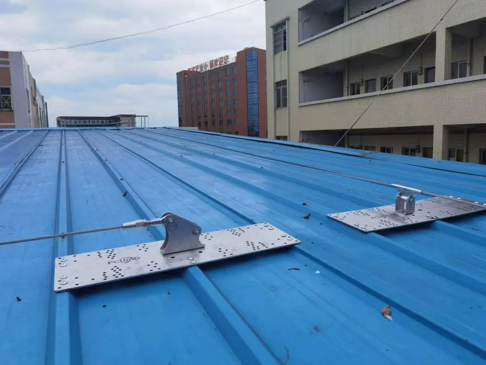 lifeline on metal roofsheet