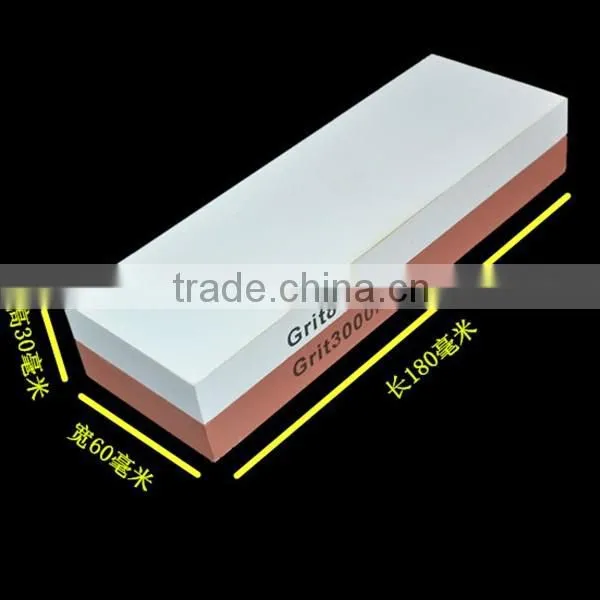 Two Sided Sharpening Stone with base- 3000/8000 fine Grit