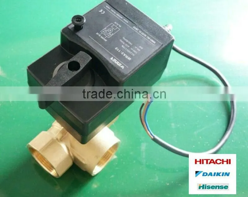 3 way 8s fast running stepper motor automatic control valve 20mm