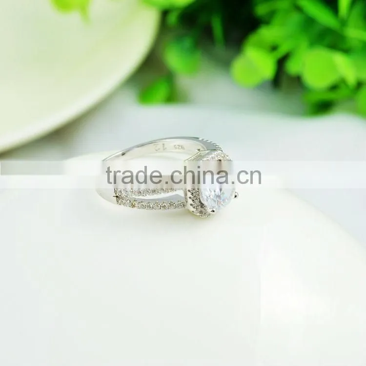 Wholesale alibaba 925 sterling silver jewelry ring engagement ring