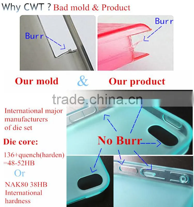 Wholesale High Quality Phone Case for iphone 6/6 plus,Dual Layer Outer Aluminum Cases + Inner TPU Cases Free Sample