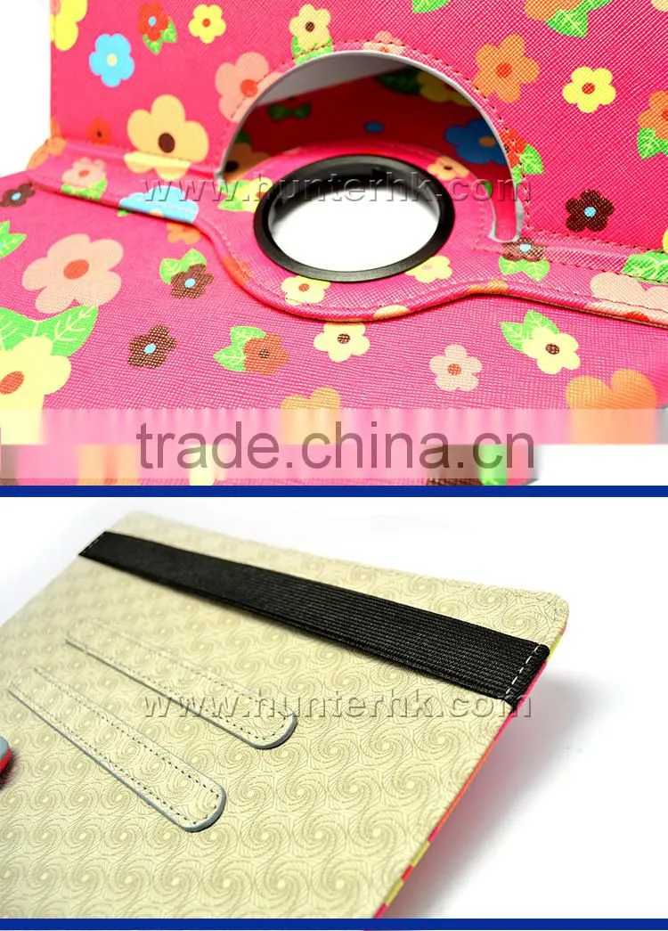 Floral Garden Rotating Tablet Case For iPad Air 2