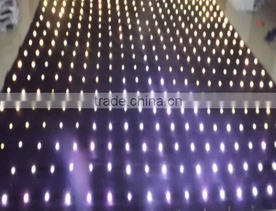 Bar background light led star curtain Video Cloth P10 , each square meter about 110 lamps RGB 3IN1