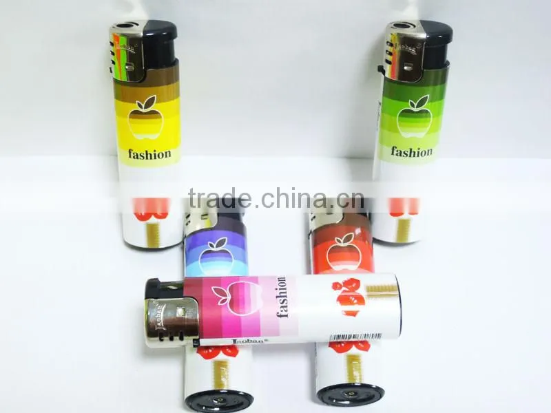 Customized photo sticker windproof jet lighter,electronic cigarette gas lighter