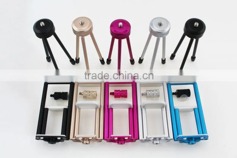 Lightweight portable tripod with pad holder / camera tripod mini tripod for smartphone