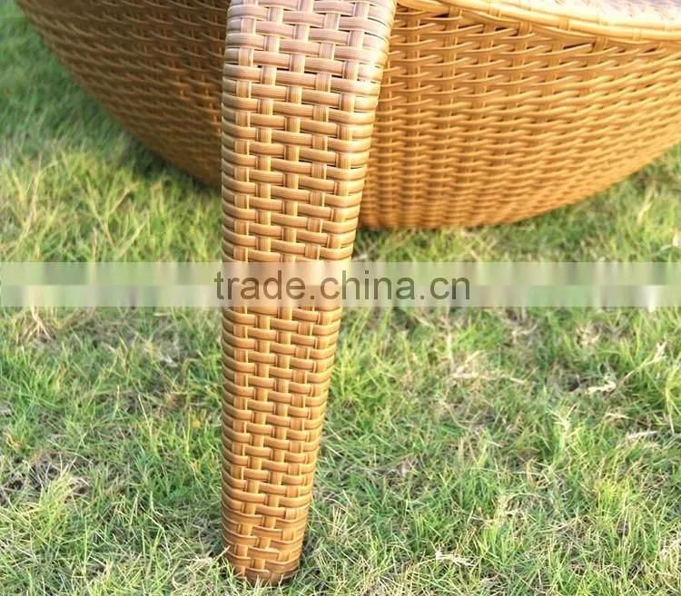 New Style Lounge Seat Outdoor Pool Beach Rattan Modern Leaf Lounge Chair
