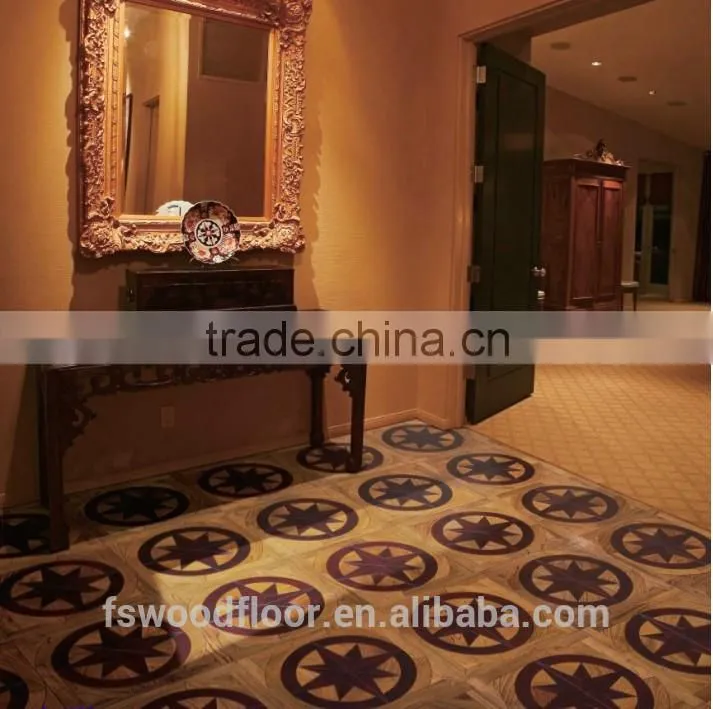 popular engineered wood mosaic parquet flooring