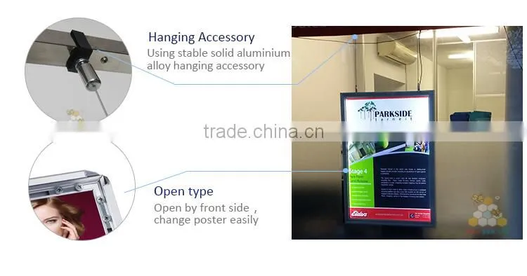 Double Sided Magnetic Crystal Light Box LED Window Display Light Box
