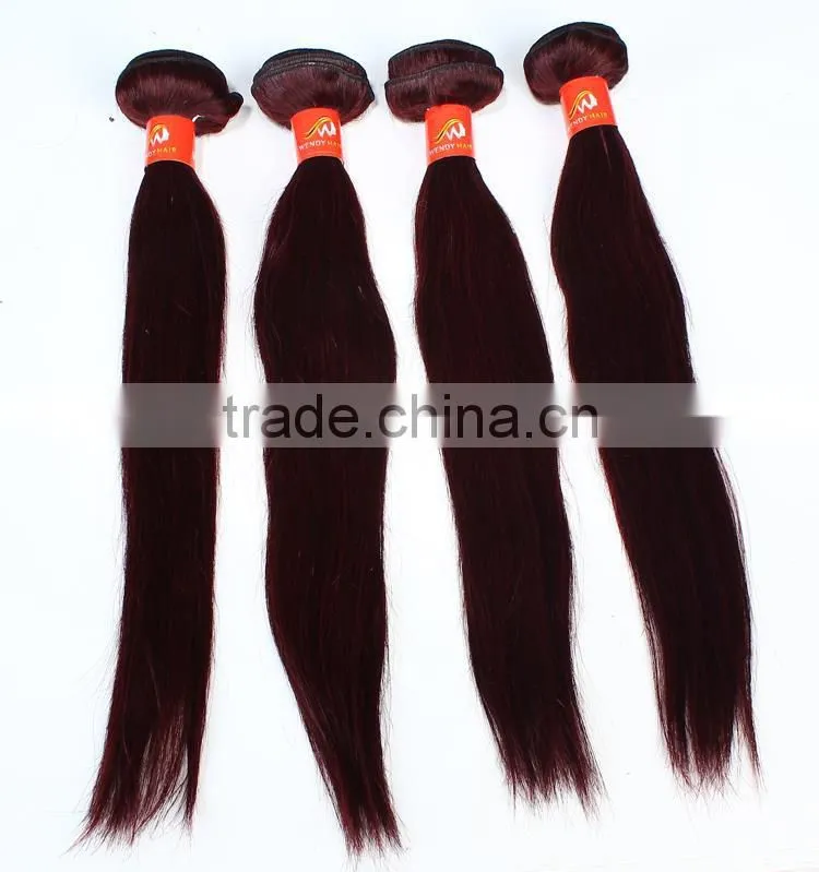 Straight 100% virgin peruvian remy hair with short lead time
