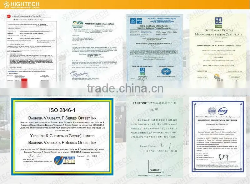 UV Curing Offset Printing Ink For PET
