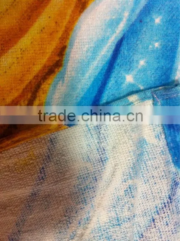 100% cotton reactive printed beach towel stock lots