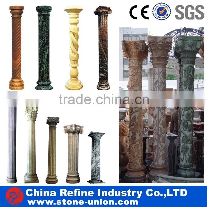 White Rome Carving Column Manufacturer