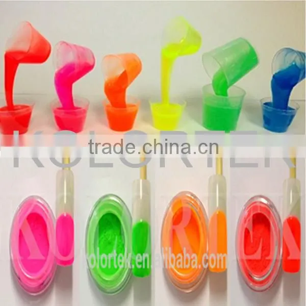 Neon Color Pigments With Great Brightness, Luminous Powder Pigments Supplier