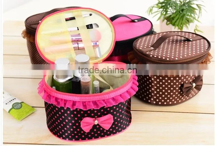colors canvas cosmetic bag for stock storage washing toiletry bag