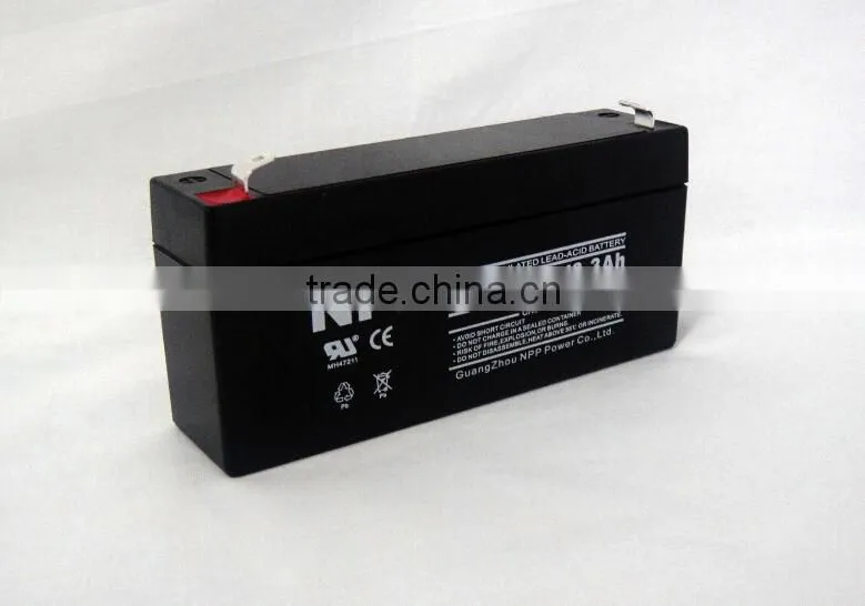6V3.3AH NPP brand sla battery manufactuer power battery
