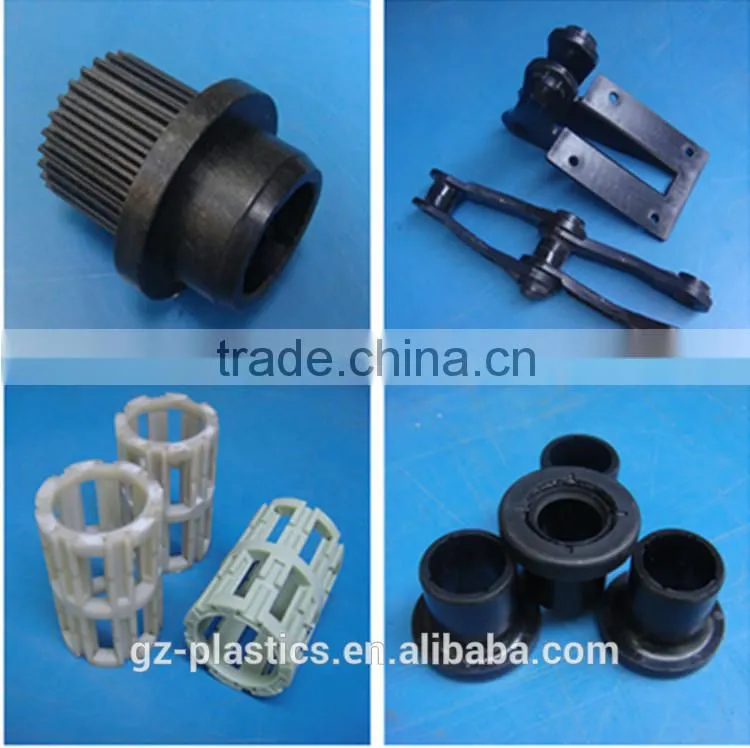 Chinese custom plastic machine spare parts uhmw-pe abs nylon injection molded plastic parts as your drawing