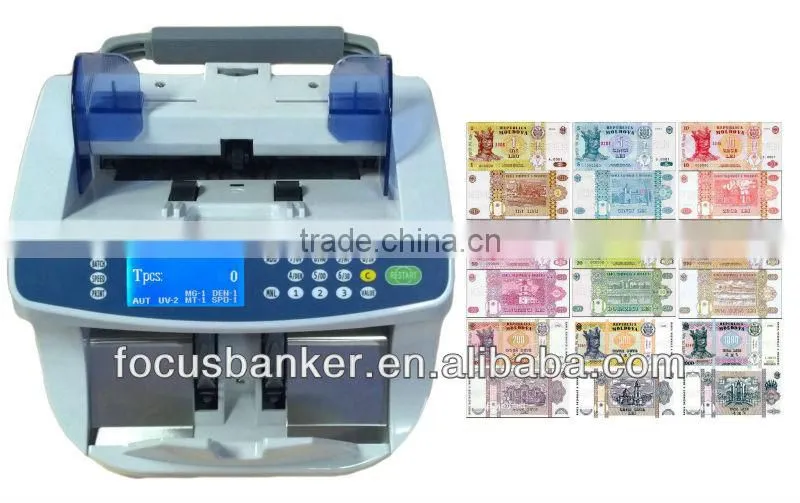 (Good Price ! ) Portable Cash Counting Machine for Many Currency including Moldovan leu(MDL)