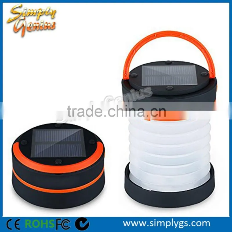 140lumen CE Rohs waterproof portable solar powered outdoor light