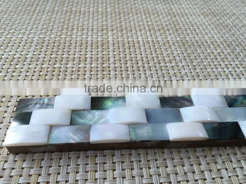 Black lip shell mother of pearl Border 30x300mm(os01)