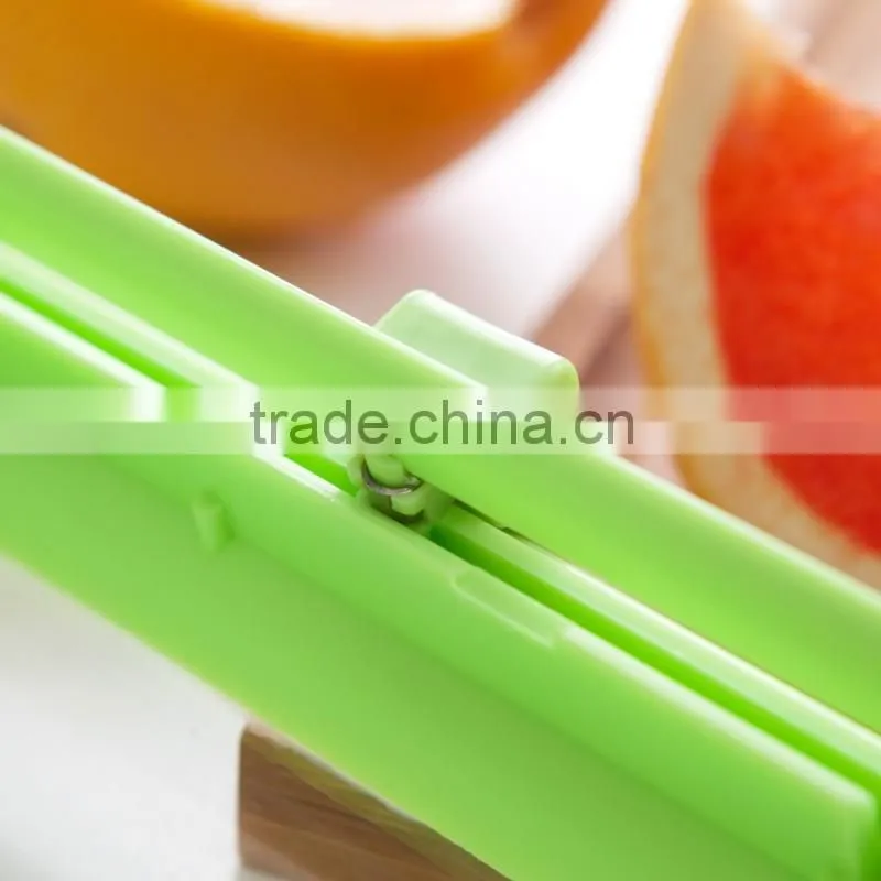 2016 Creative 304 stainless steel blade candy color plastic cling film cutter