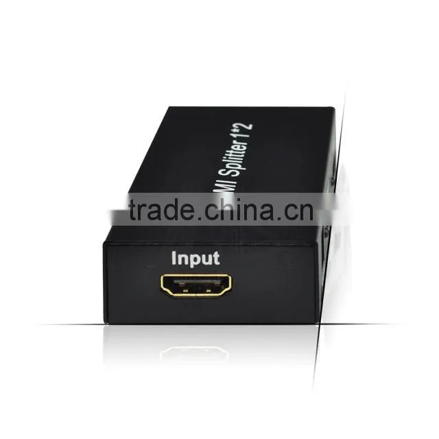 high-quality 1 to 2 1*2 Port HDMI Splitter support 3d hdmi splitter