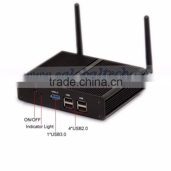 Smallest Mini PC HTPC Baytrail Intel Celeron Dual Core N2810 2GB RAM 16GB SSD laptop computer Car PC