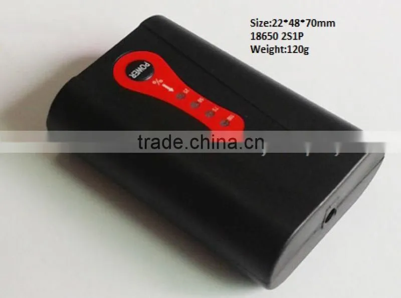 Li-ion 18650 7.4V 2200mAH for heated cloth