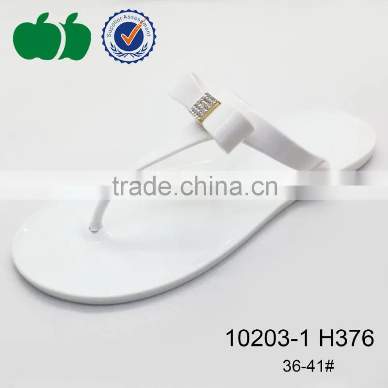 High quality latest style fashion lady pvc jelly slipper