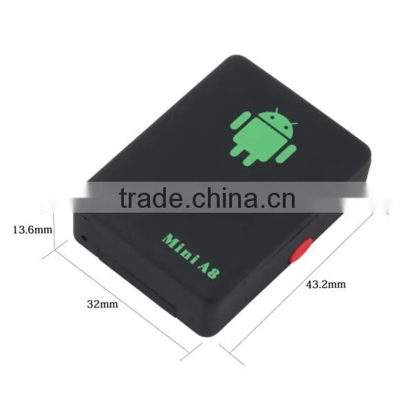 GPS Tracker Mini A8 Global Real Time GSM/GPRS/GPS Tracking Device With SOS Button