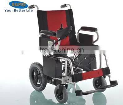 Folding electric wheelchair for disable people