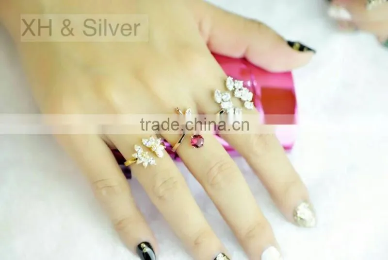 Elegant 925 silver sterling jewelry for women engagement ring