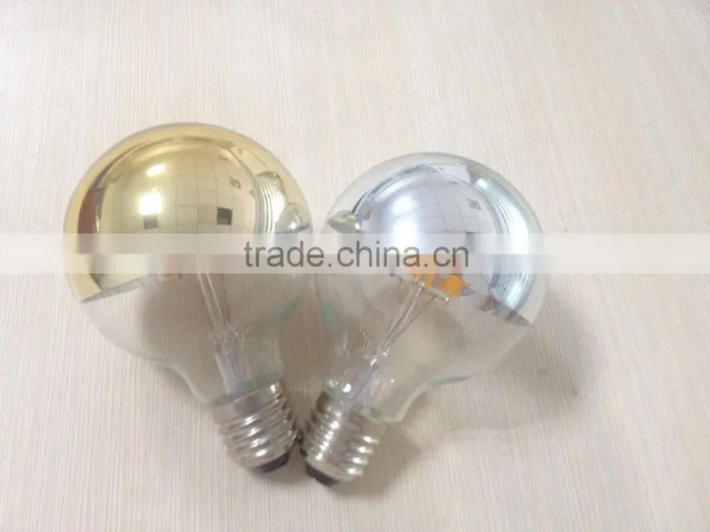 G95 LED 8W 810LM GLOBE LED BULB LIGHT ENERGY SAVING LAMP CE ROHS E27 GODEN REFLECOR MIRROR GLASS