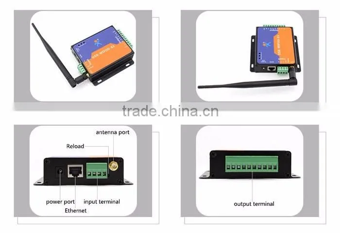 USR-WIFIIO-83 wifi relay board RJ45 8 channel output with app software