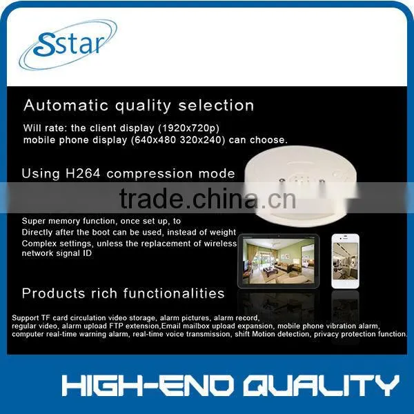 HD 720P night vision wifi camera with smartphone